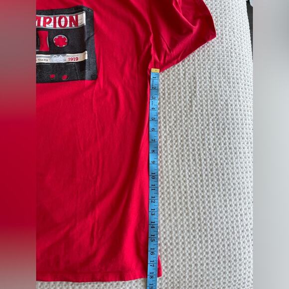 Champion Classic Red Cassette Graphic Short Sleeve Tee Size XXL - Picture 8 of 9